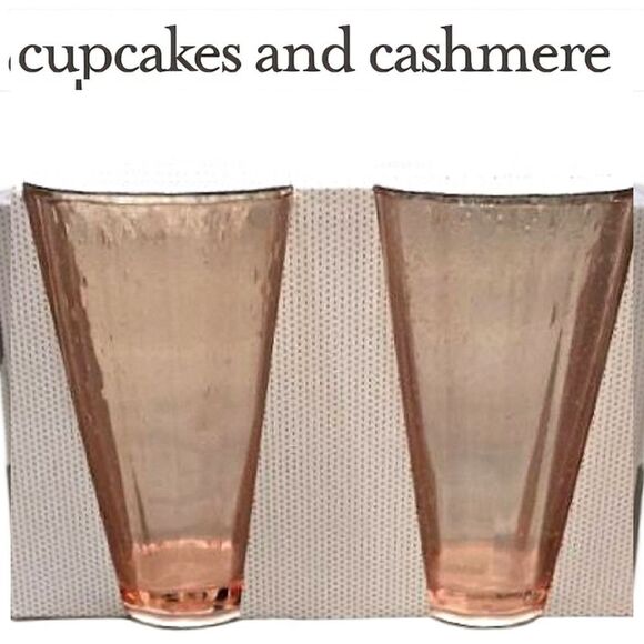 Cupcakes & Cashmere Set Of 2 Highball Glasses - Picture 1 of 6
